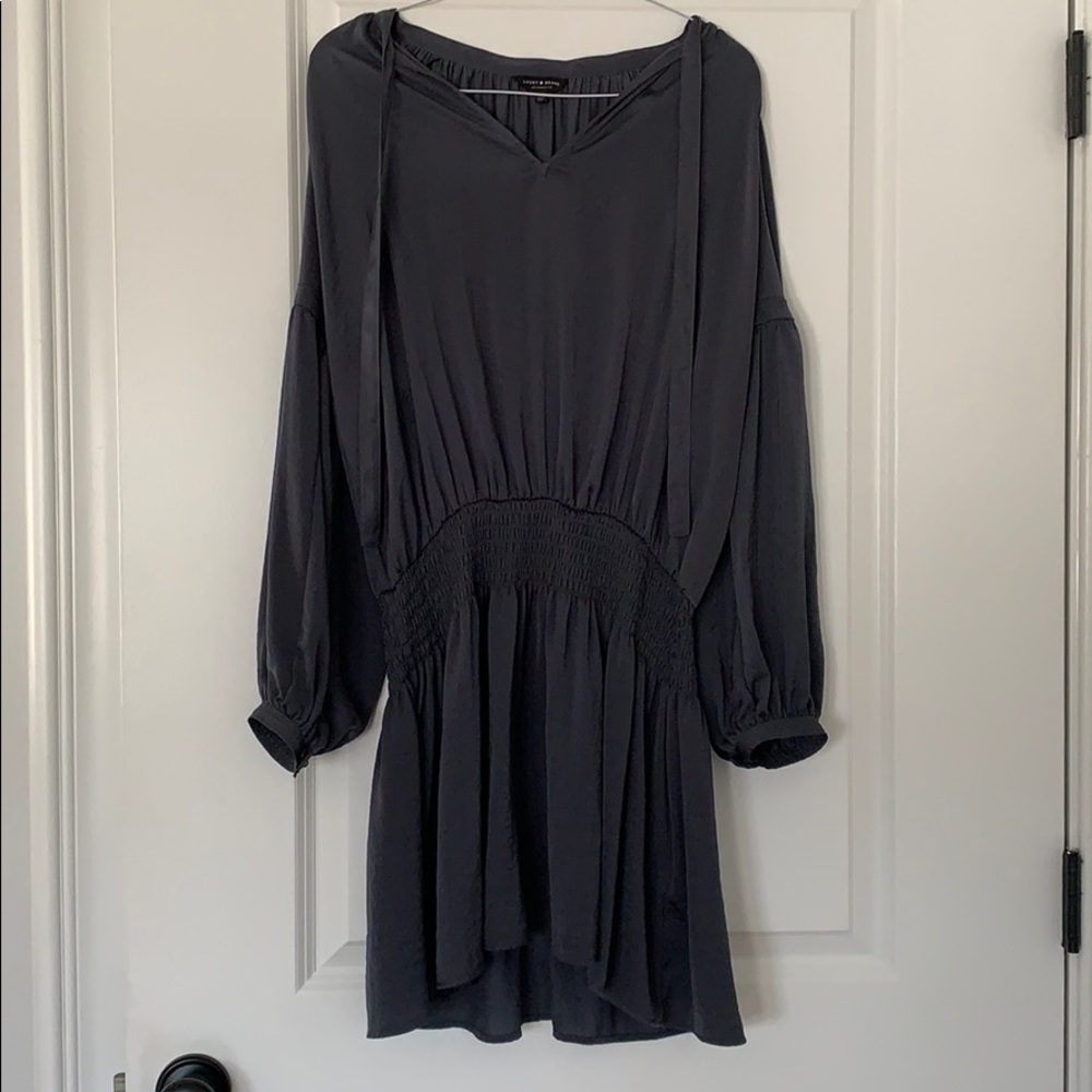 Satin Lucky Brand Drop Waist Dress